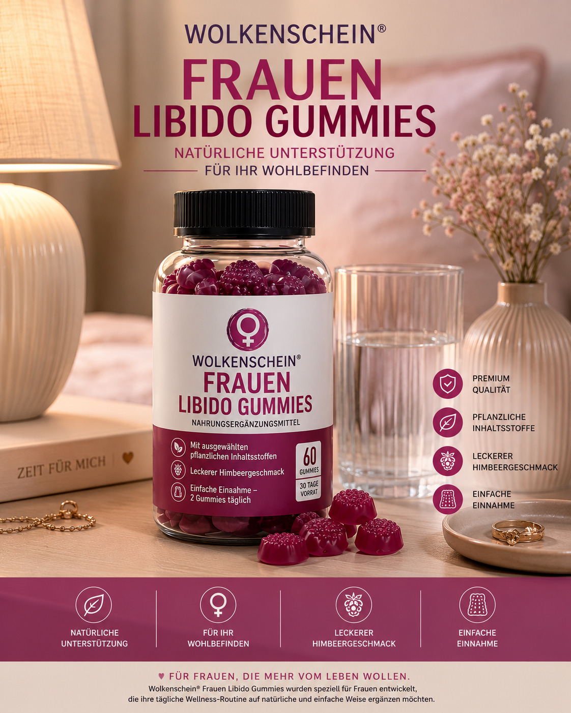 Wolkenschein® Frauen Libido Gummies
