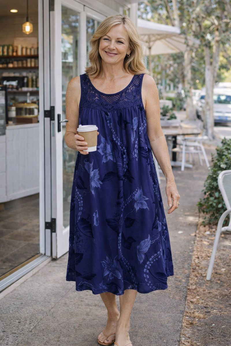 Maisie | Easy Swing Lace Dress — Cool, Relaxed & Effortlessly Comfortable