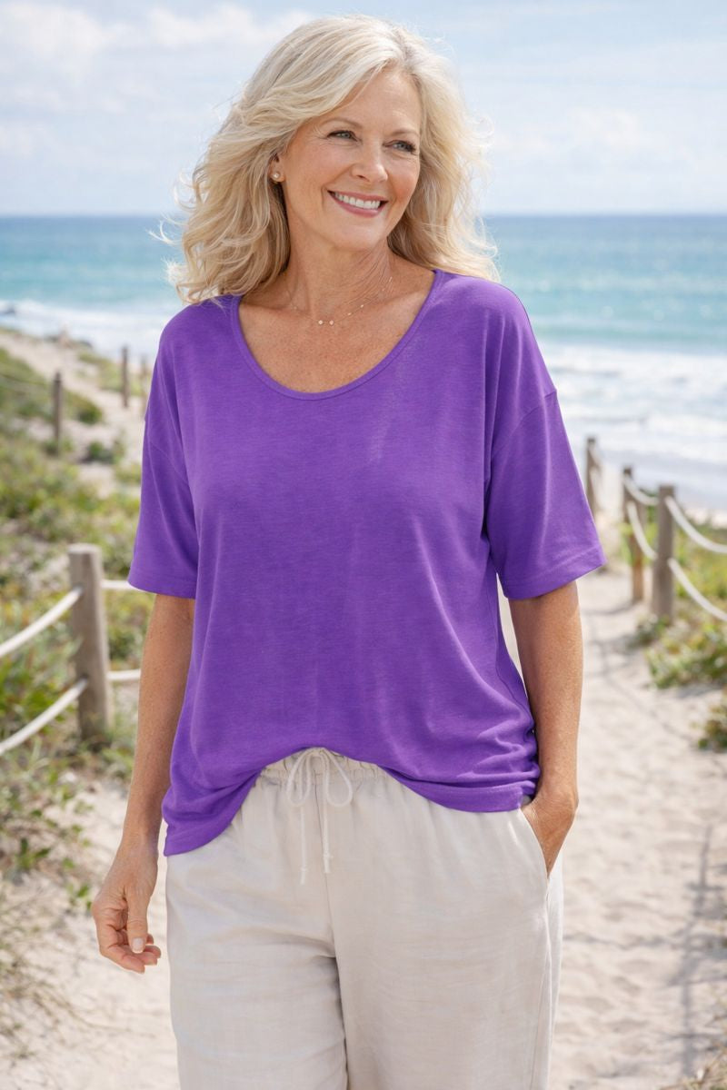 Bria | Soft Cotton Everyday Top